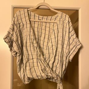 Free People wrap shirt